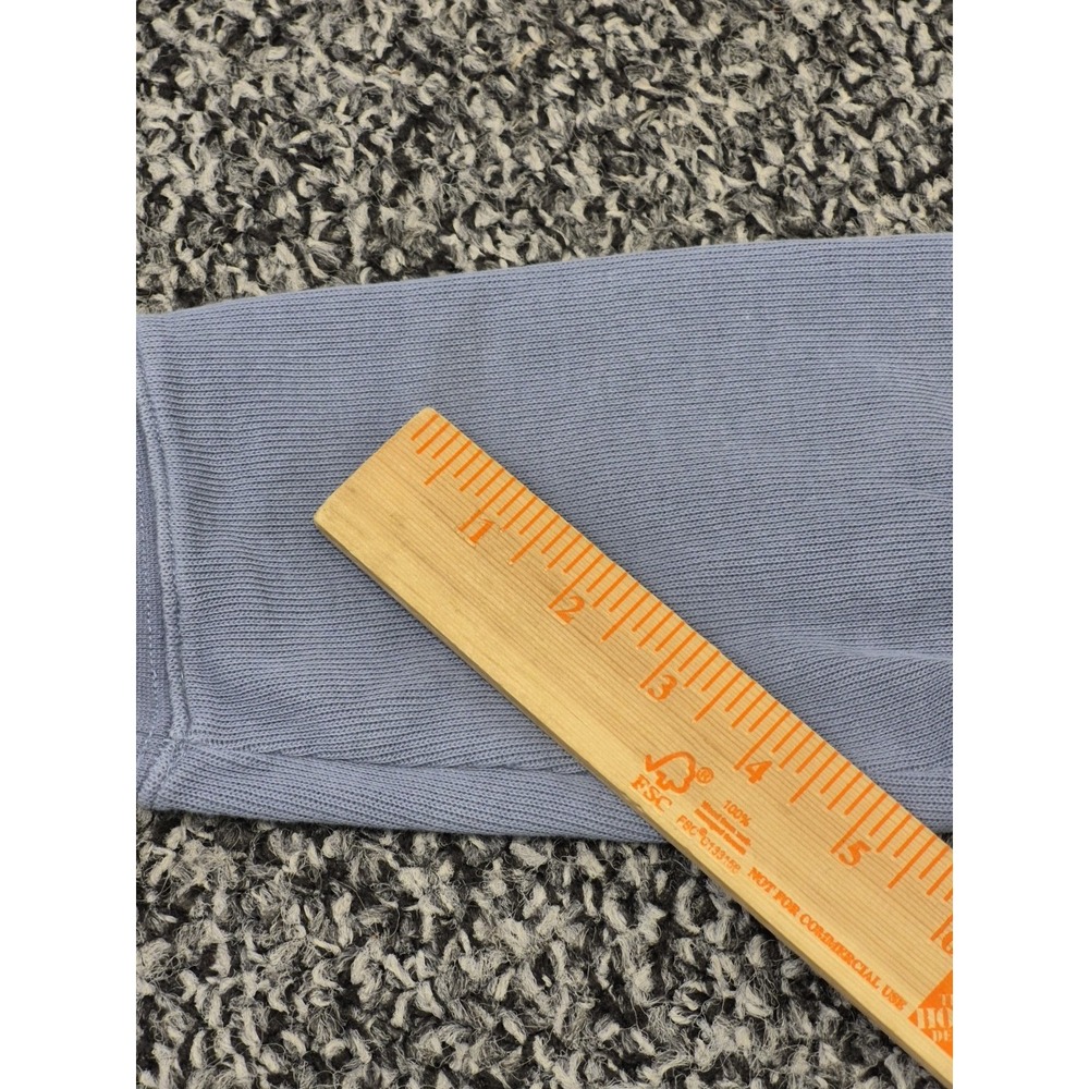 Brooks Brothers Sweater Mens Medium Gray 1/4 Zip Pullover Sweater 100% Cotton - Picture 10 of 11